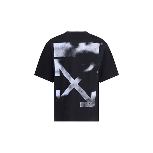Off-White Schablone Pfeil Skate Logo T-Shirt