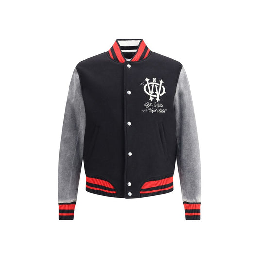 Off-White Gothic OW Wool Varsity Jacke