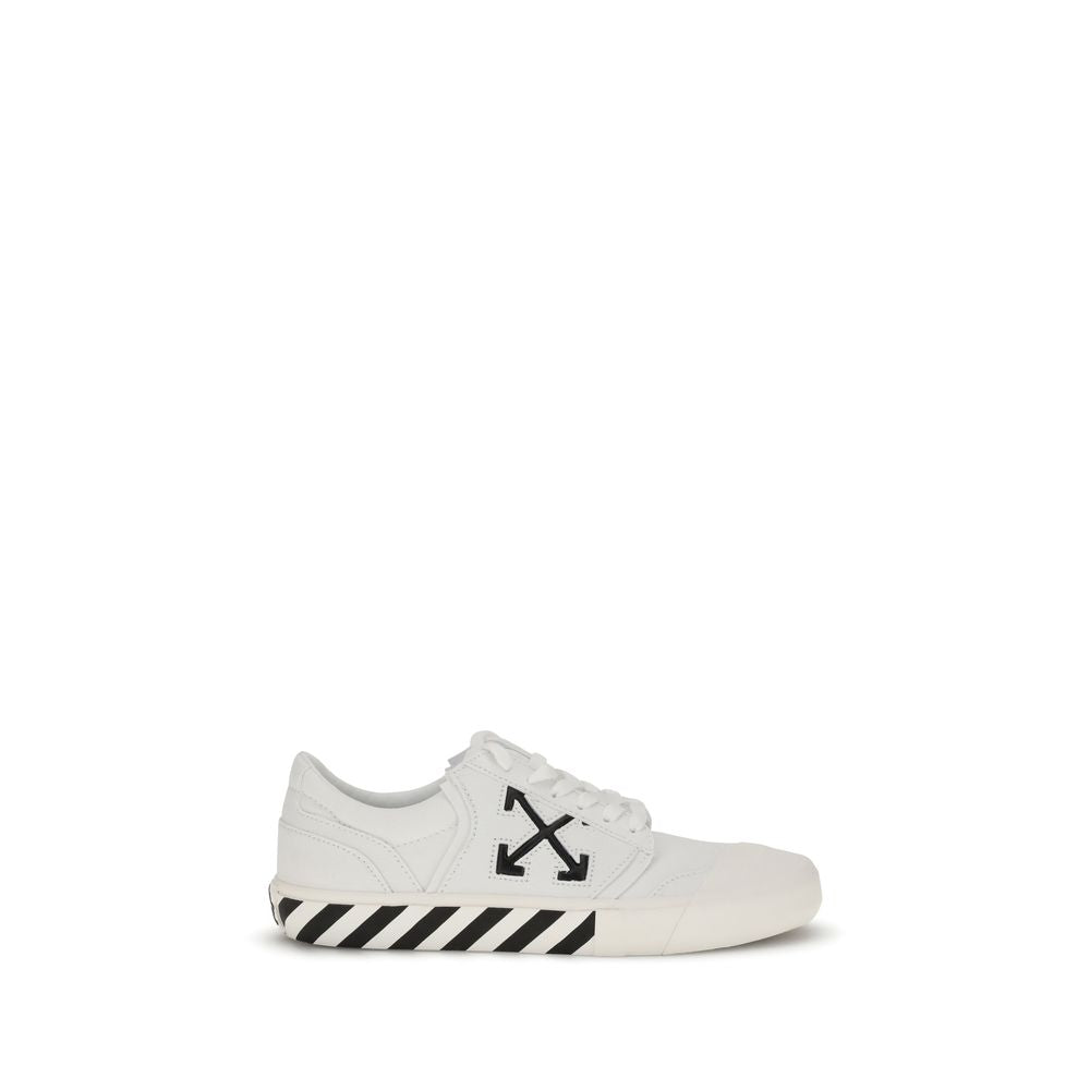 Off-White Weiße Sneaker aus Kalbsleder Bos Taurus
