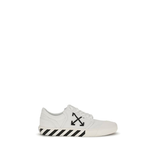 Off-White Weiße Sneaker aus Kalbsleder Bos Taurus