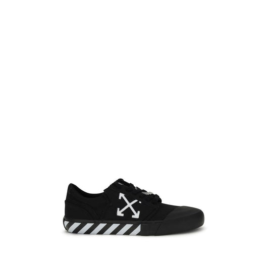 Off-White Schwarze Sneakers aus Kalbsleder Bos Taurus