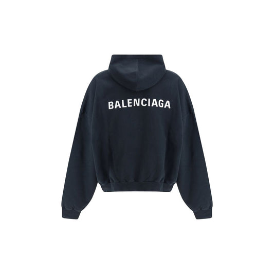 Balenciaga Black Cotton Sweatshirt