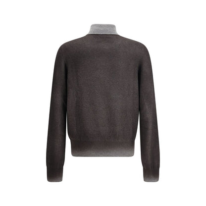 Aragona Cashmere Gray Cashmere Turtleneck