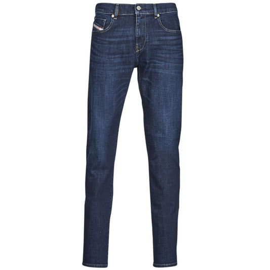 Diesel Dunkelblaue Baumwoll-Jeans
