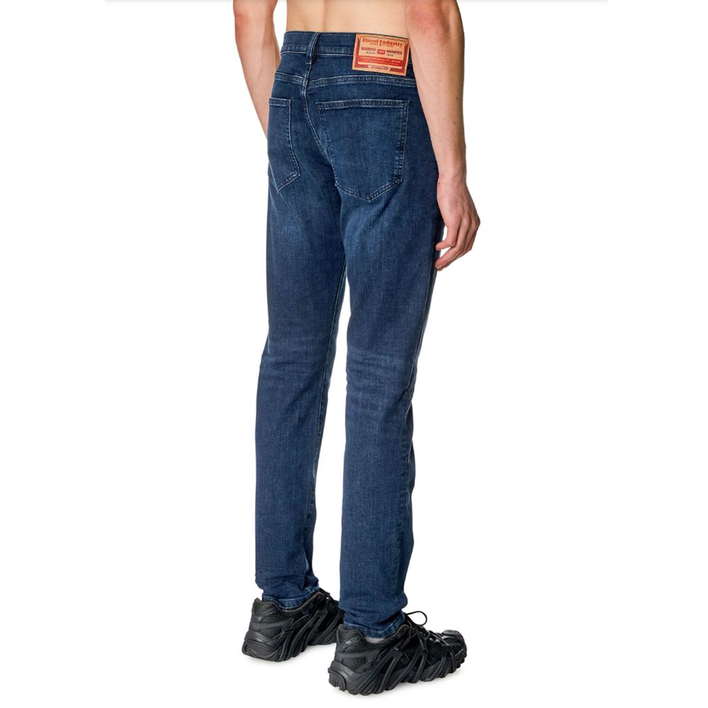 Diesel Dunkelblaue Baumwoll-Jeans
