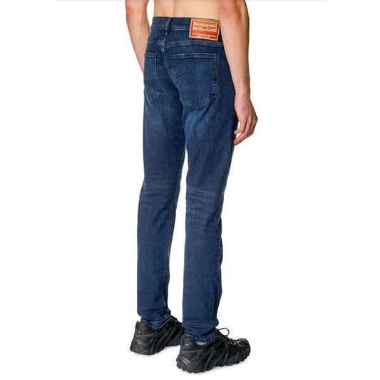 Diesel Dunkelblaue Baumwoll-Jeans