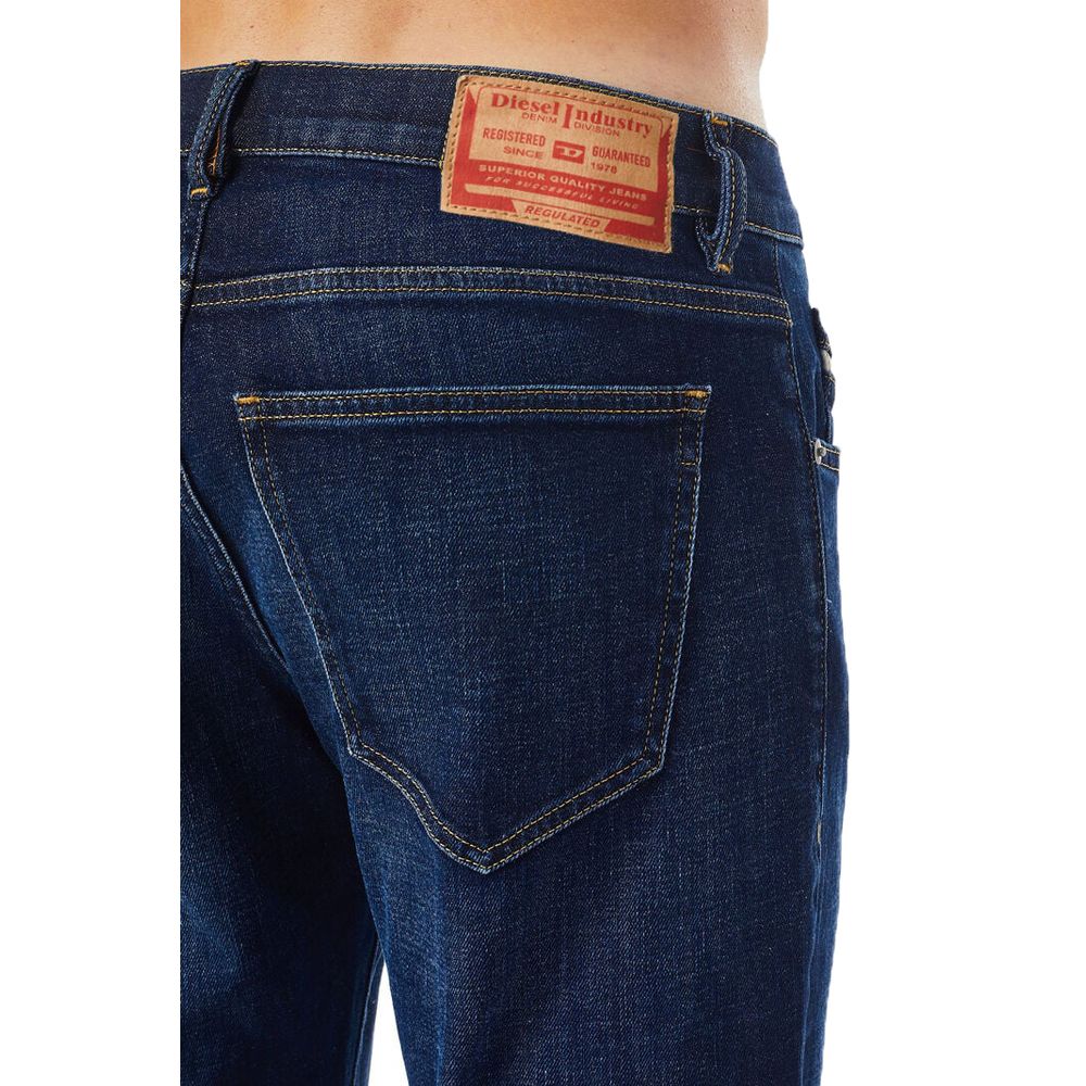 Diesel Dunkelblaue Baumwoll-Jeans
