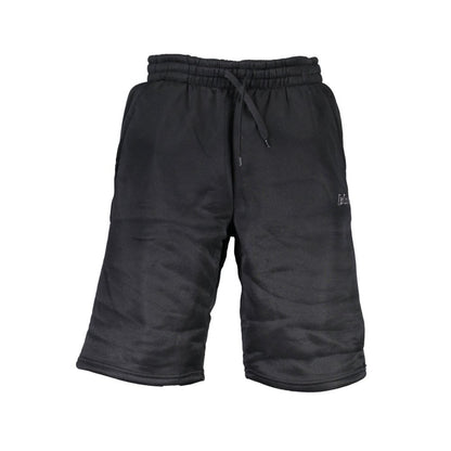 LEE COOPER Black Polyester Bermuda Shorts