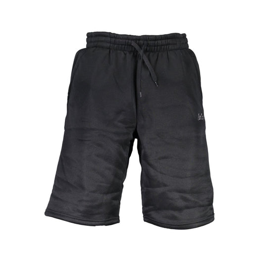 LEE COOPER Black Polyester Bermuda Shorts