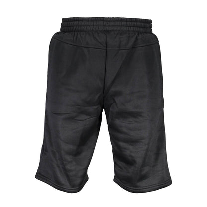 LEE COOPER Black Polyester Bermuda Shorts
