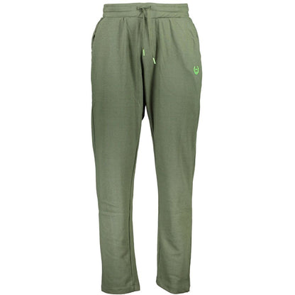 Gianmarco Venturi Verde Cotton Men Sport Pant