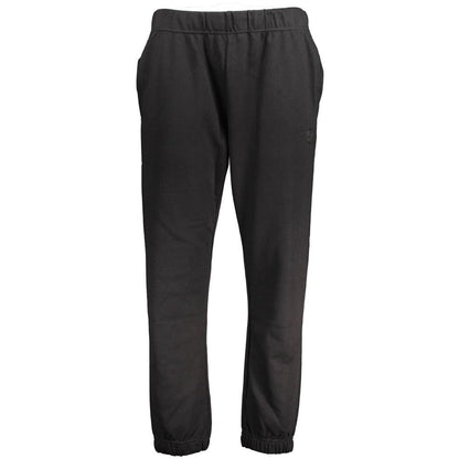 Gianmarco Venturi Black Cotton Joggers (Workout Pants)