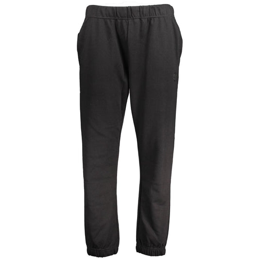 Gianmarco Venturi Black Cotton Joggers (Workout Pants)