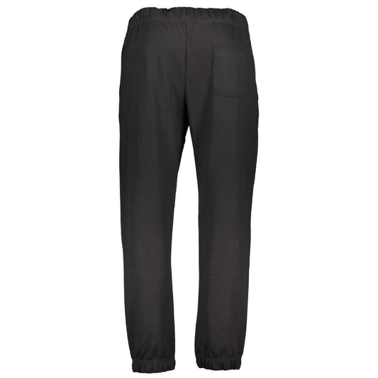 Gianmarco Venturi Black Cotton Joggers (Workout Pants)