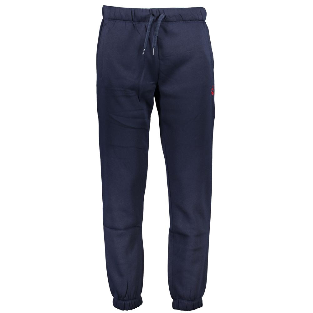 Gianmarco Venturi Blue Cotton Joggers (Workout Pants)