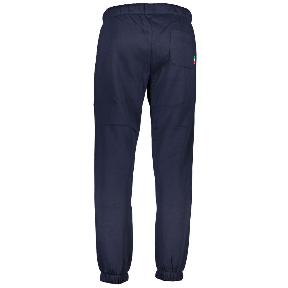 Gianmarco Venturi Blue Cotton Joggers (Workout Pants)