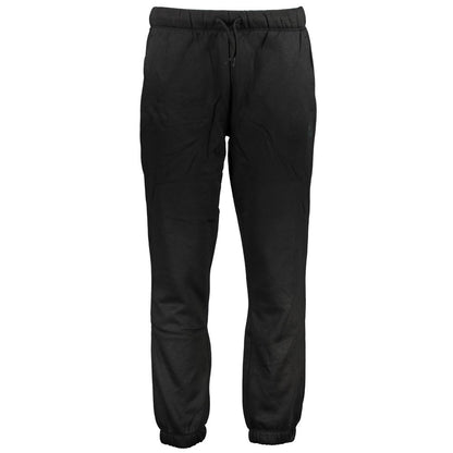 Gianmarco Venturi Black Cotton Joggers (Workout Pants)