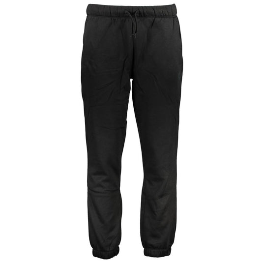 Gianmarco Venturi Black Cotton Joggers (Workout Pants)