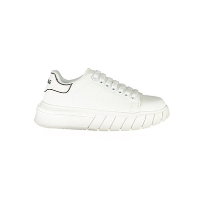 Gaelle Paris Bianco Polyurethane Women Sneaker