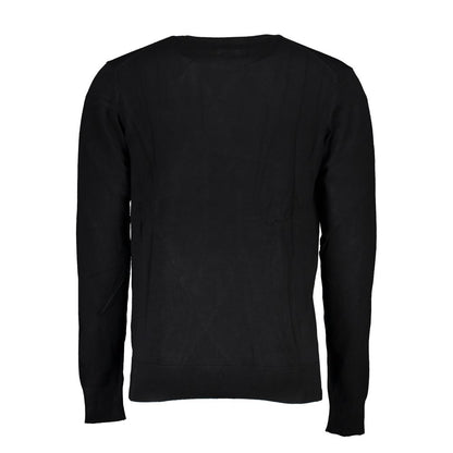 Gianmarco Venturi Black Viscose Sweatshirt