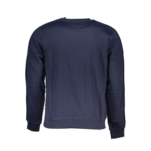 Gianmarco Venturi Blue Cotton Sweatshirt