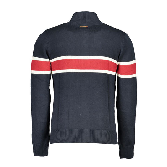Gianmarco Venturi Blue Cotton Sweatshirt