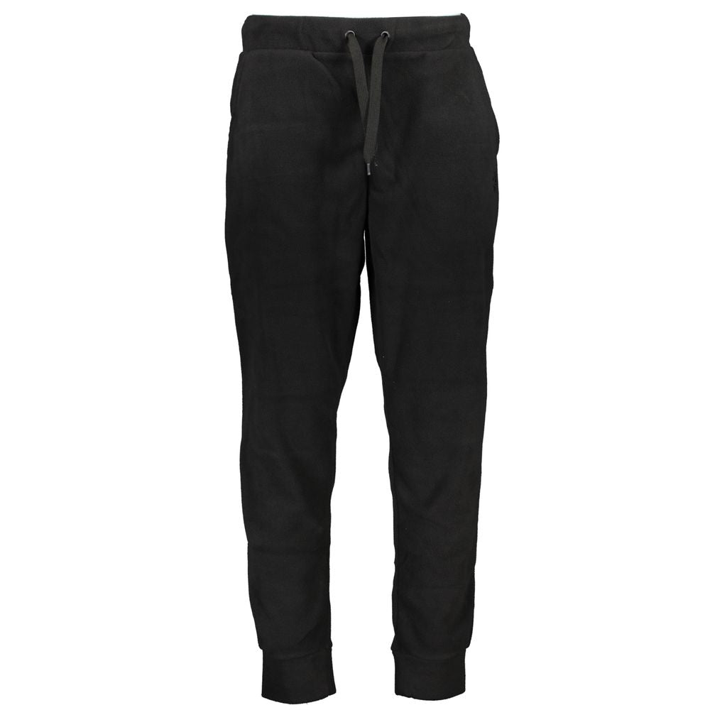 Gianmarco Venturi Black Cotton Joggers (Workout Pants)