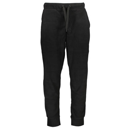 Gianmarco Venturi Black Cotton Joggers (Workout Pants)