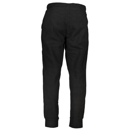 Gianmarco Venturi Black Cotton Joggers (Workout Pants)