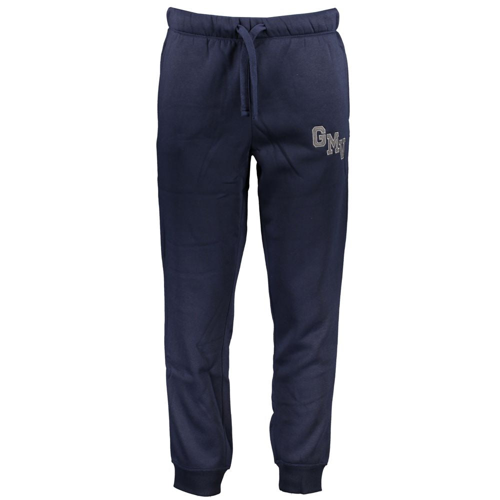 Gianmarco Venturi Blue Cotton Joggers (Workout Pants)