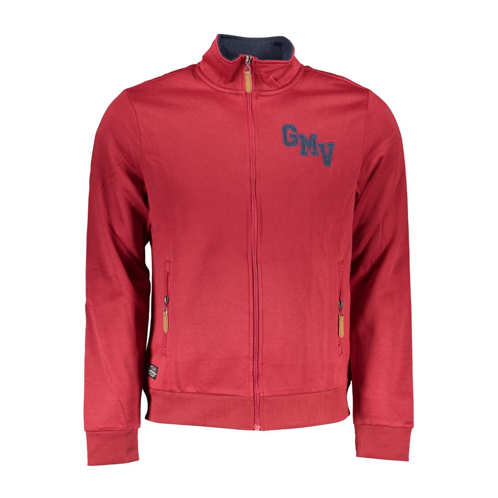 Gianmarco Venturi Red Cotton Sweatshirt