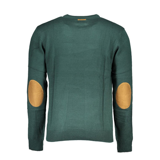 Gianmarco Venturi Green Cotton Sweatshirt