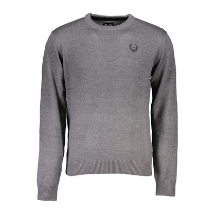 Gianmarco Venturi Gray Cotton Sweatshirt