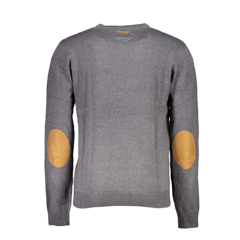 Gianmarco Venturi Gray Cotton Sweatshirt