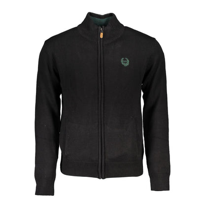 Gianmarco Venturi Black Cotton Cardigan