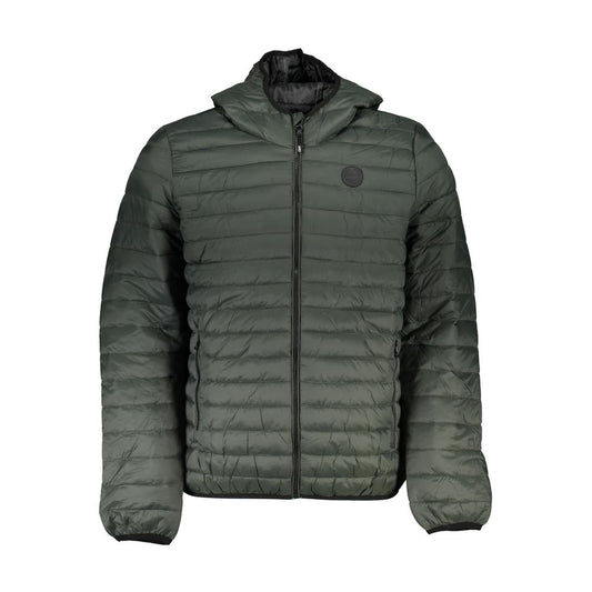 Gianmarco Venturi Green Polyamide Full-Length Jacket