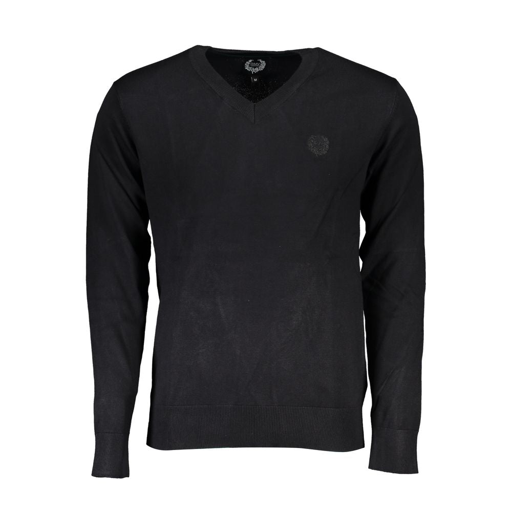 Gianmarco Venturi Black Viscose Sweatshirt