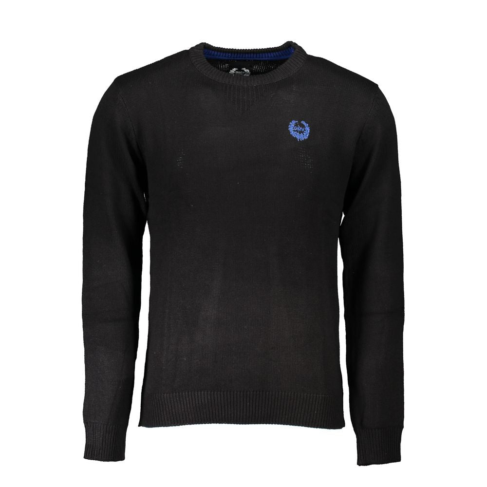 Gianmarco Venturi Black Cotton Sweatshirt