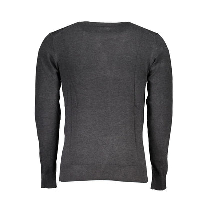Gianmarco Venturi Gray Viscose Sweatshirt