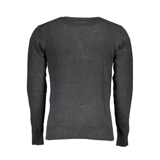 Gianmarco Venturi Gray Viscose Sweatshirt