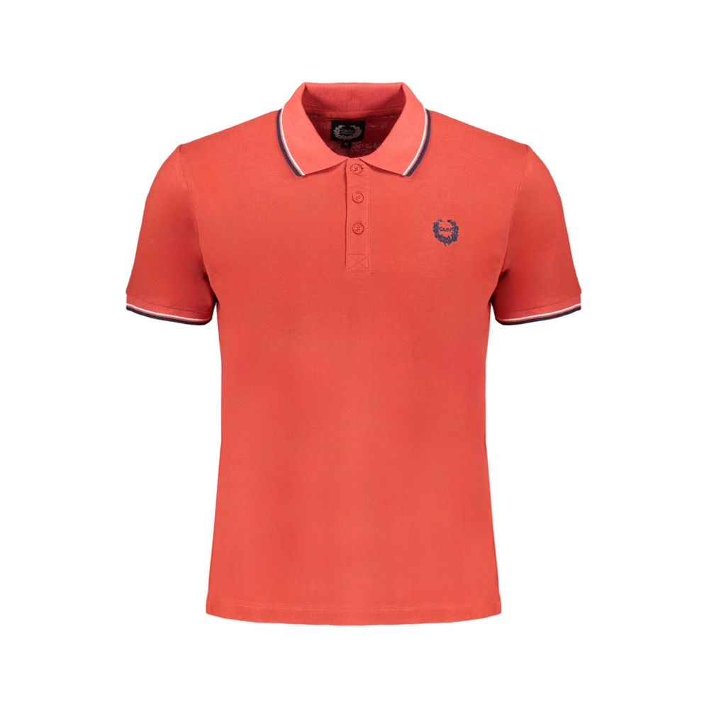 Gianmarco Venturi Red Cotton Men's Polo Shirt
