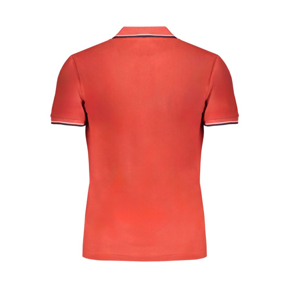Gianmarco Venturi Red Cotton Men's Polo Shirt