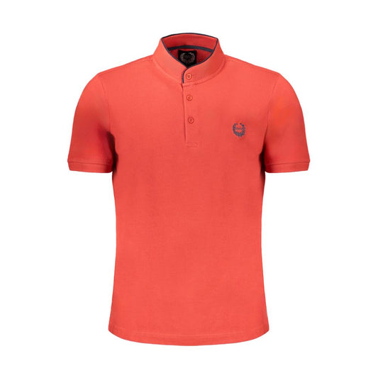 Gianmarco Venturi Red Cotton Polo Shirt