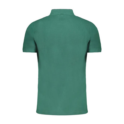 Gianmarco Venturi Verde Cotton Men Polo Shirt