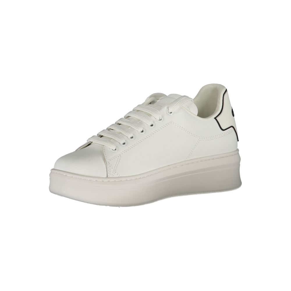 Gaelle Paris Bianco Poliuretano Women Sneaker