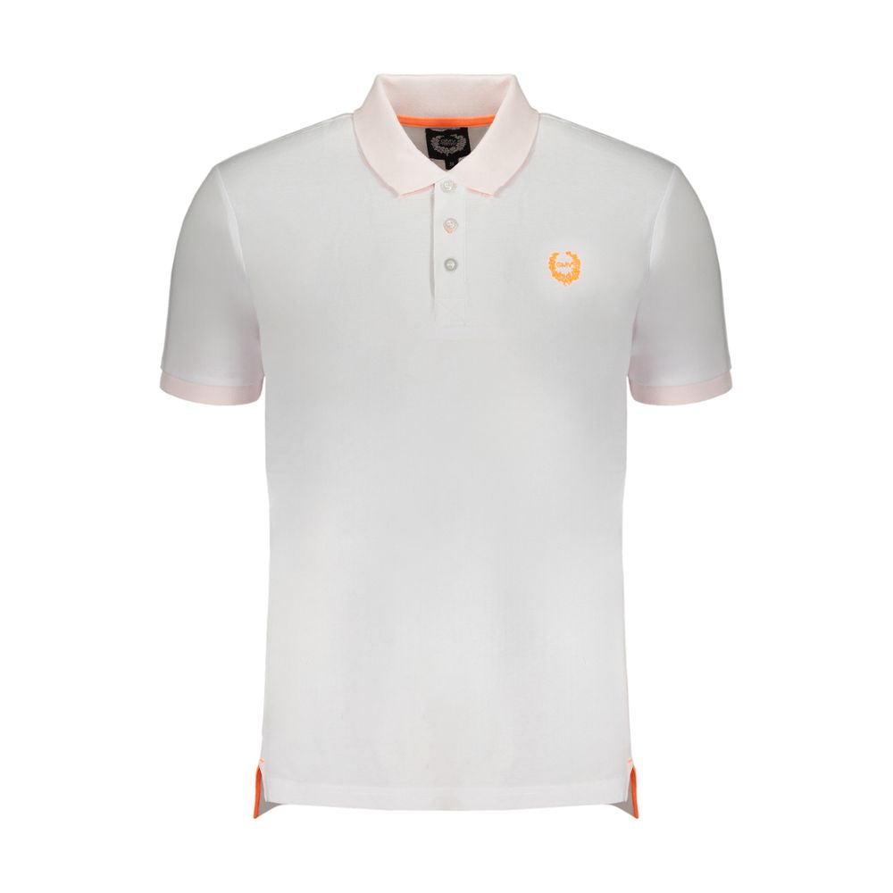 Gianmarco Venturi White Cotton Men Polo Shirt
