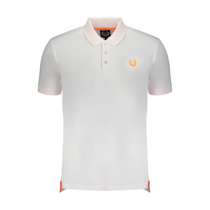 Gianmarco Venturi White Cotton Men Polo Shirt