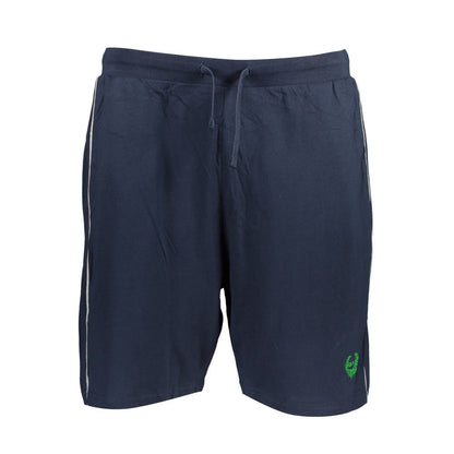 Gianmarco Venturi Blue Cotton Men's Trackpant