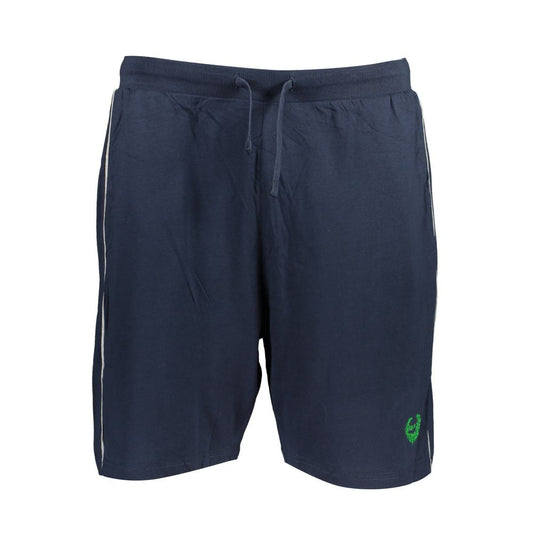 Gianmarco Venturi Blue Cotton Men's Trackpant