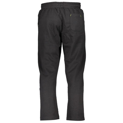 Gianmarco Venturi Black Cotton Men's Sweatpant